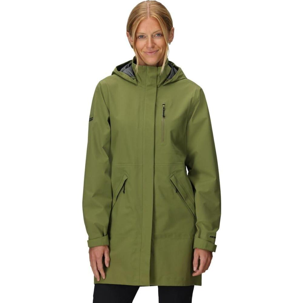 imageOutdoor Research Womens Aspire 3L Trench  Waterproof Windproof Hooded Standard FitWillow