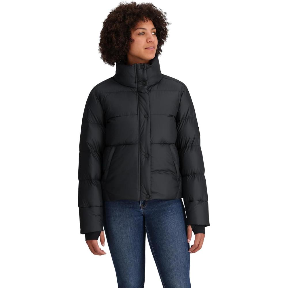 imageOutdoor Research Womens Coldfront Down JacketSolid Black