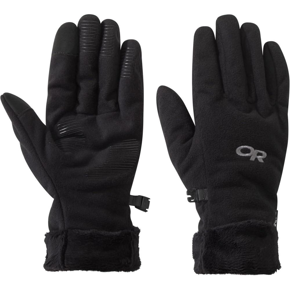 imageOutdoor Research Womens Fuzzy Sensor GlovesBlack