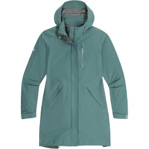 Outdoor Research Women’s Aspire 3L Trench | Waterproof, Windproof, Hooded, Standard Fit(Neptune)