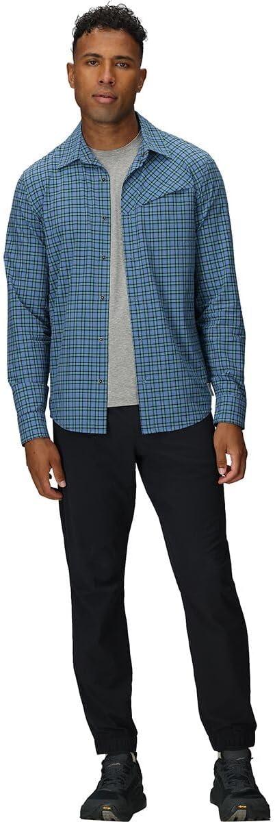 imageMens Astroman Long Sleeve Sun ShirtMaldives Plaid