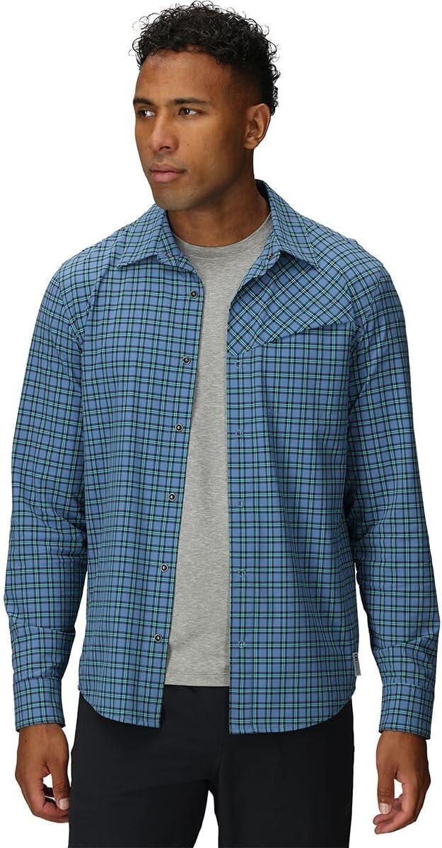 imageMens Astroman Long Sleeve Sun ShirtMaldives Plaid