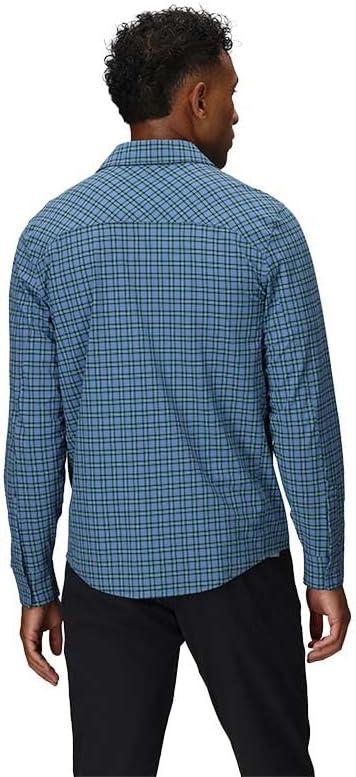 imageMens Astroman Long Sleeve Sun ShirtMaldives Plaid