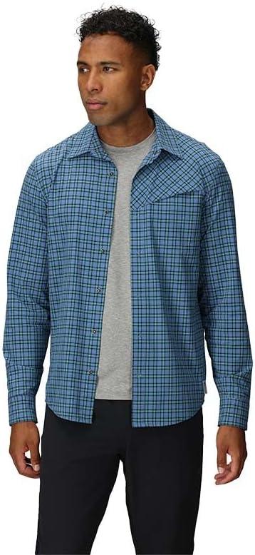 imageMens Astroman Long Sleeve Sun ShirtMaldives Plaid