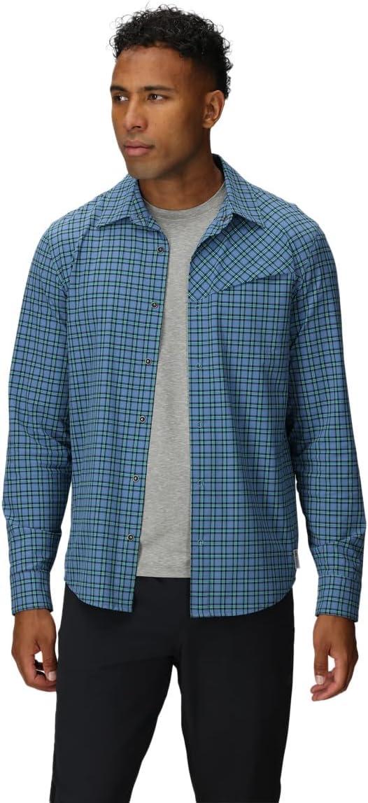 imageMens Astroman Long Sleeve Sun ShirtMaldives Plaid