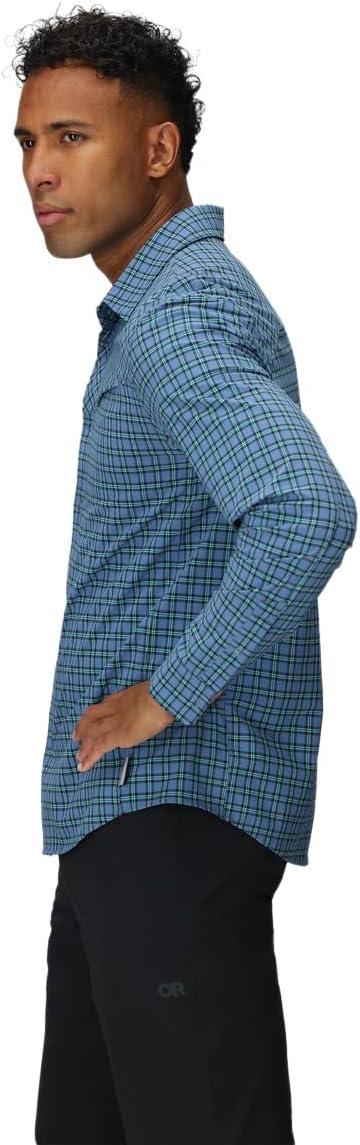 imageMens Astroman Long Sleeve Sun ShirtMaldives Plaid