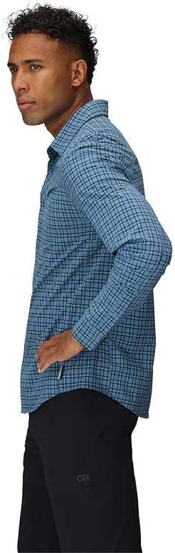 imageMens Astroman Long Sleeve Sun ShirtMaldives Plaid