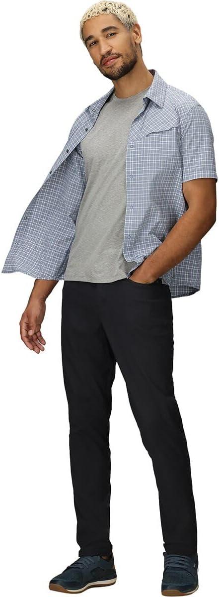 imageMens Astroman Short Sleeve Sun ShirtGalactic Plaid