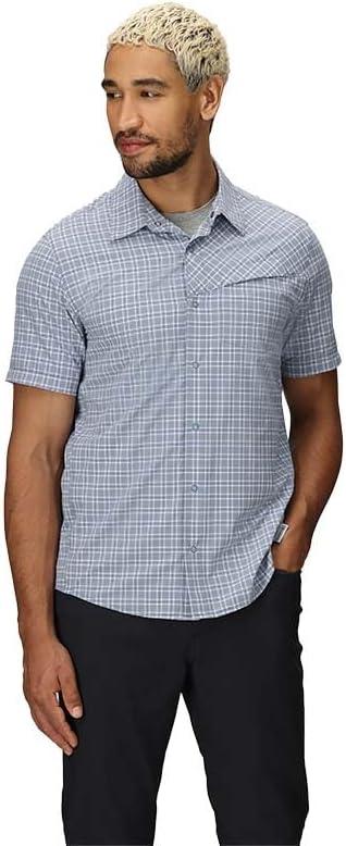 imageMens Astroman Short Sleeve Sun ShirtGalactic Plaid