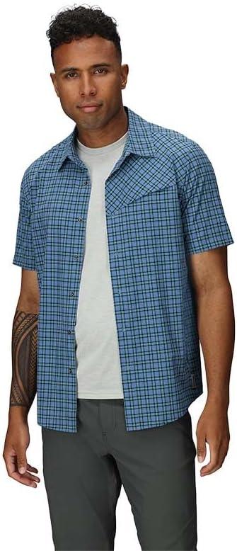 imageMens Astroman Short Sleeve Sun ShirtMaldives Plaid