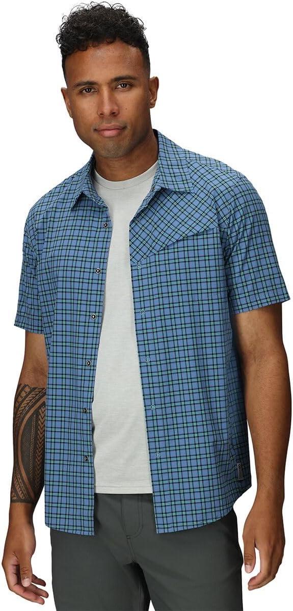 imageMens Astroman Short Sleeve Sun ShirtMaldives Plaid