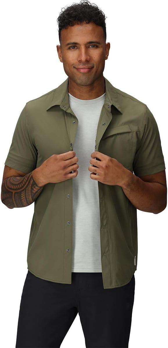 imageMens Astroman Short Sleeve Sun ShirtRanger Green