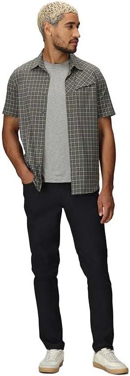 imageMens Astroman Short Sleeve Sun ShirtRanger Green Plaid