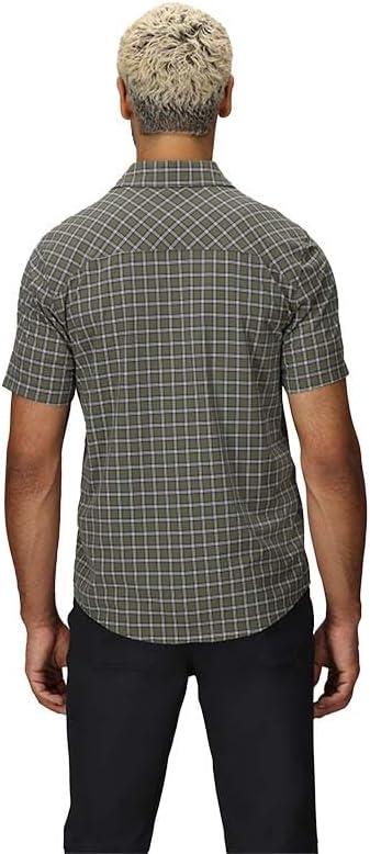 imageMens Astroman Short Sleeve Sun ShirtRanger Green Plaid
