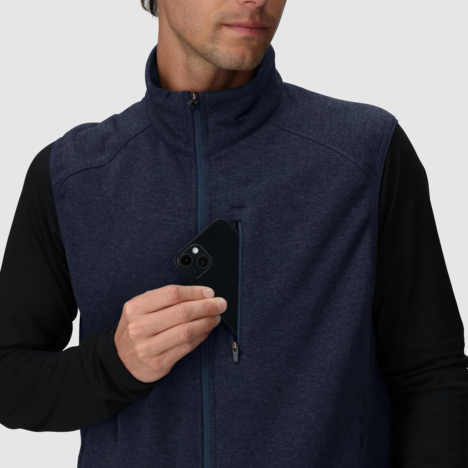 imageOutdoor Research Mens Crescent Fleece VestDark Navy