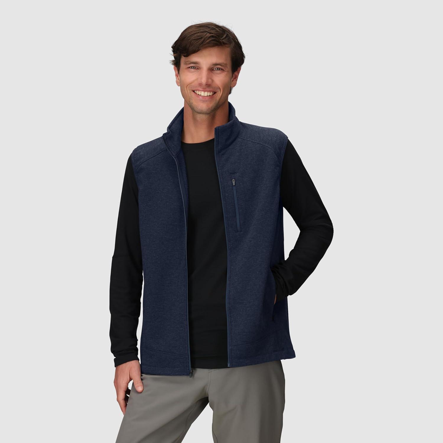 imageOutdoor Research Mens Crescent Fleece VestDark Navy