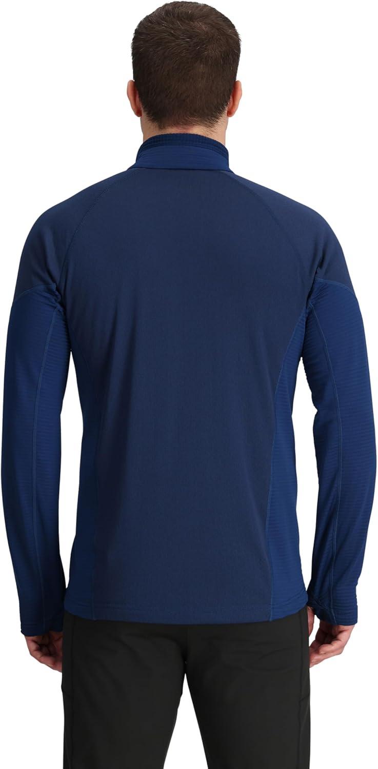 imageOutdoor Research Mens Deviator Fleece Half Zip Temperature Regulating Fabric Moisture Wicking UPF 30Cenote