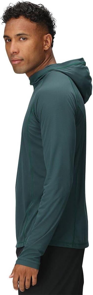 imageOutdoor Research Mens Echo Hoodie Lightweight UPF 15 Sun Shirt MoistureWicking Odor Control BreathableDouglas Fir