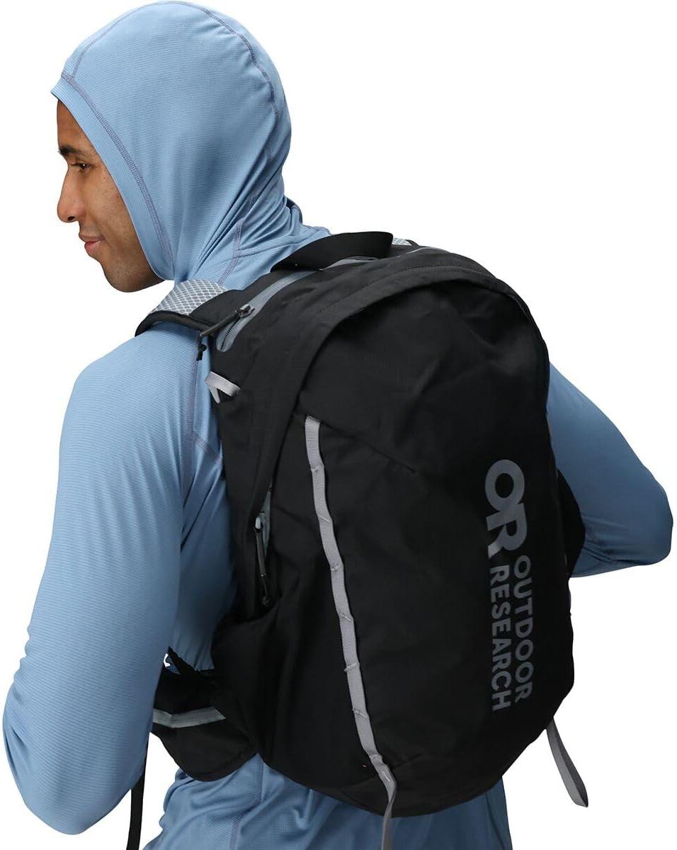 imageOutdoor Research Mens Echo Hoodie Lightweight UPF 15 Sun Shirt MoistureWicking Odor Control BreathableOlympic