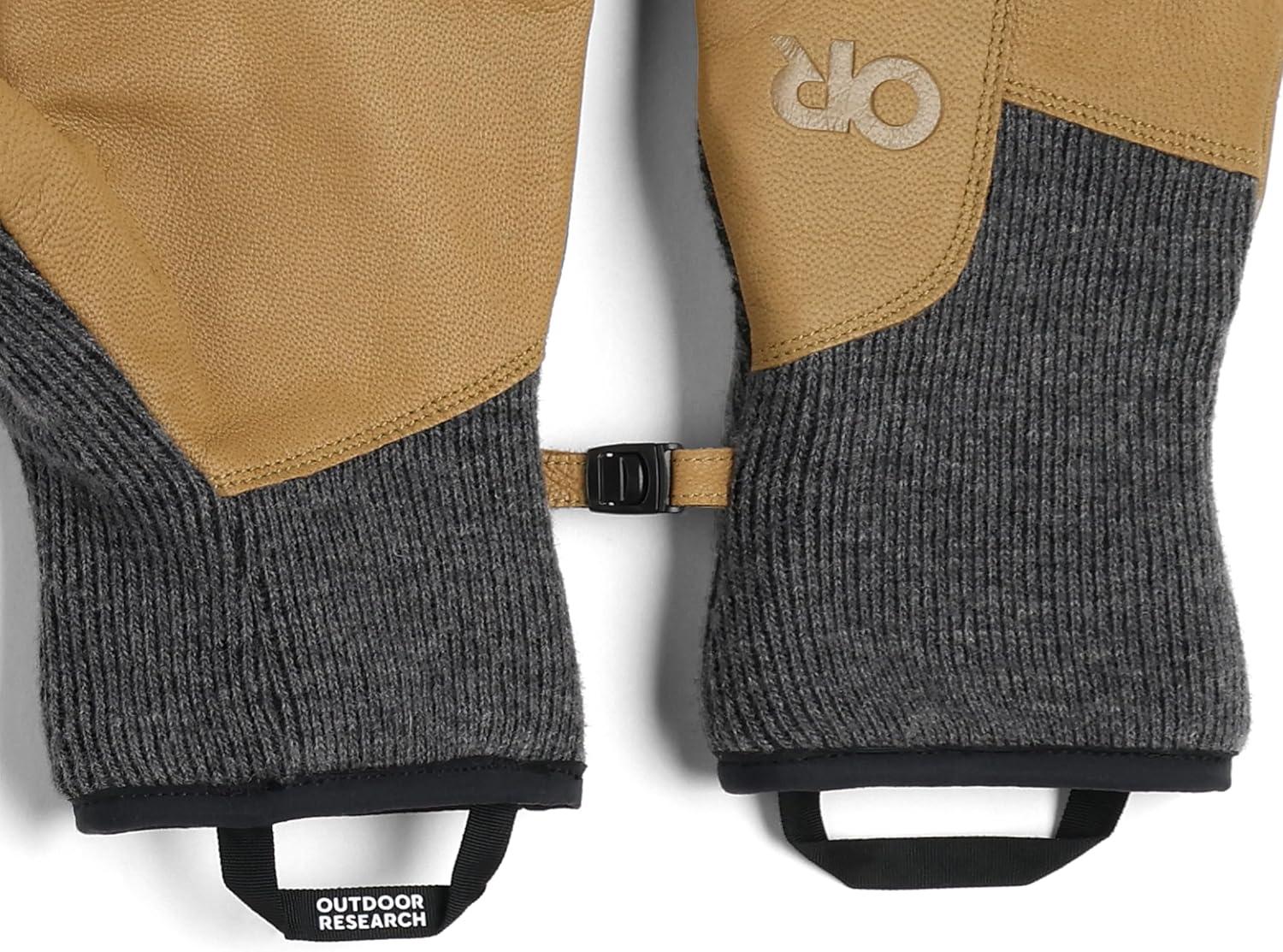 imageOutdoor Research Mens Flurry Leather GlovesCharcoal