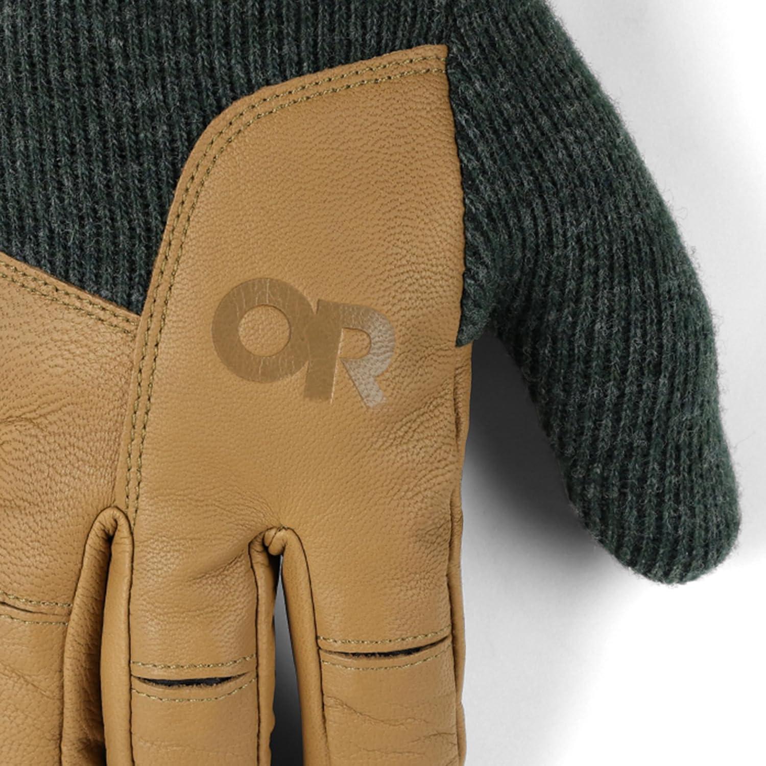 imageOutdoor Research Mens Flurry Leather GlovesGrove