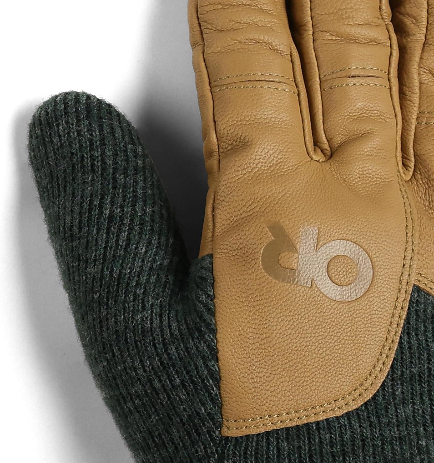 imageOutdoor Research Mens Flurry Leather GlovesGrove