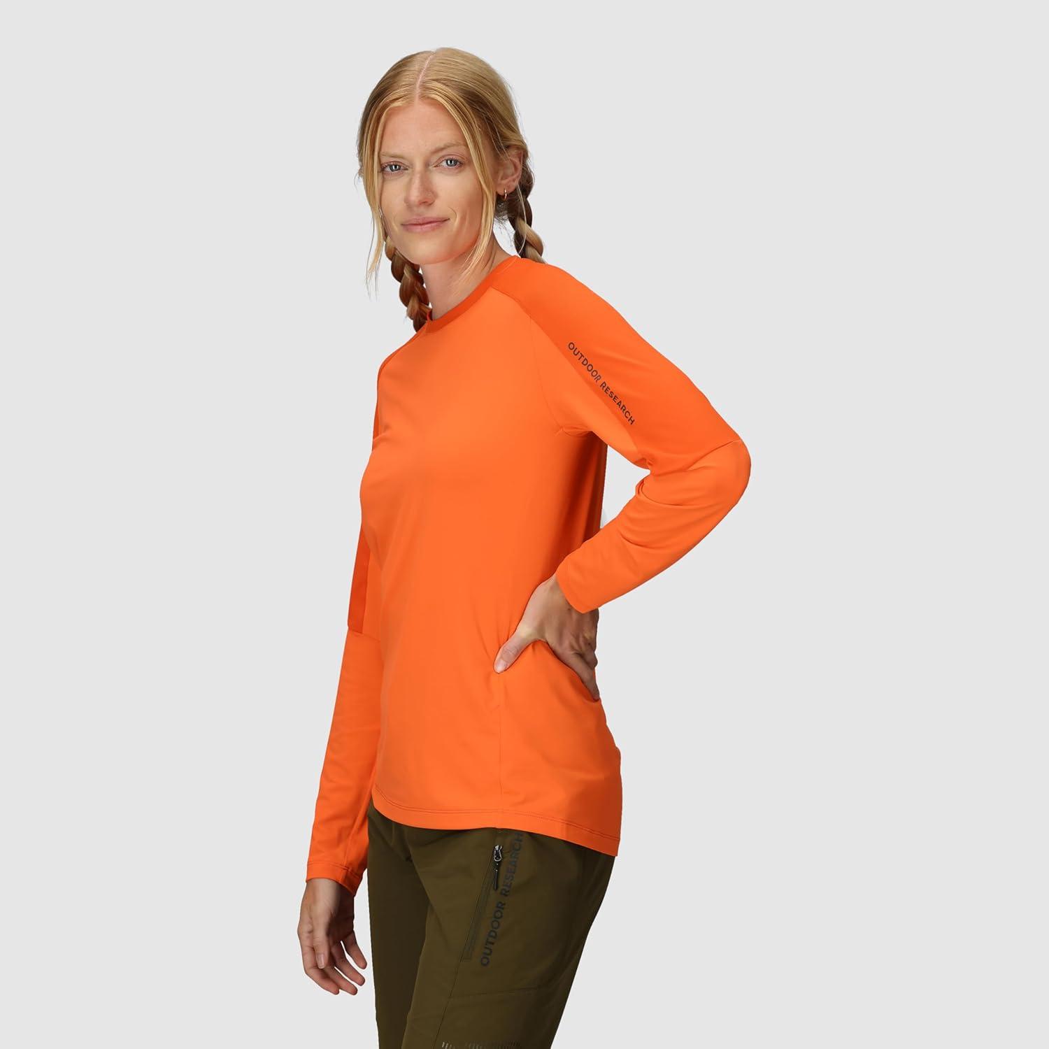 imageOutdoor Research Mens Freewheel MTB Long Sleeve JerseySpiceZest