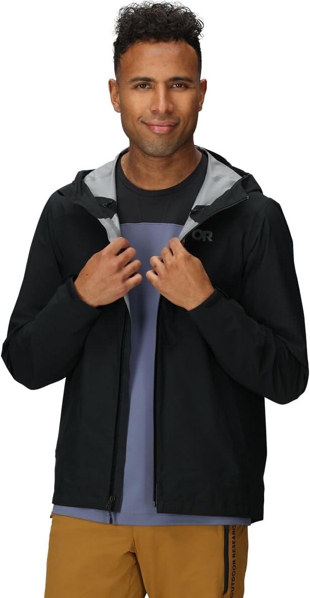 imageOutdoor Research Mens Freewheel MTB Stretch Rain Jacket Waterproof ampamp Windproof Mountain Bike Gear LightweightBlack