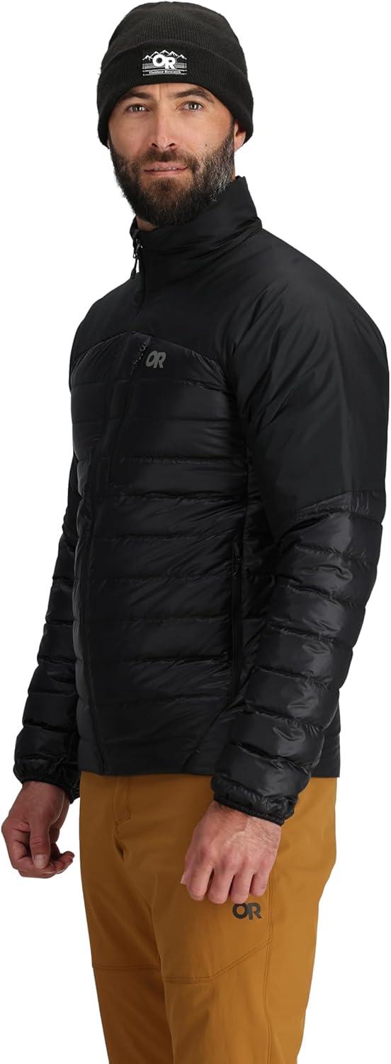 imageOutdoor Research Mens Helium Down Jacket Water Resistant Wind Resistant Lightweight Durable Standard FitBlack