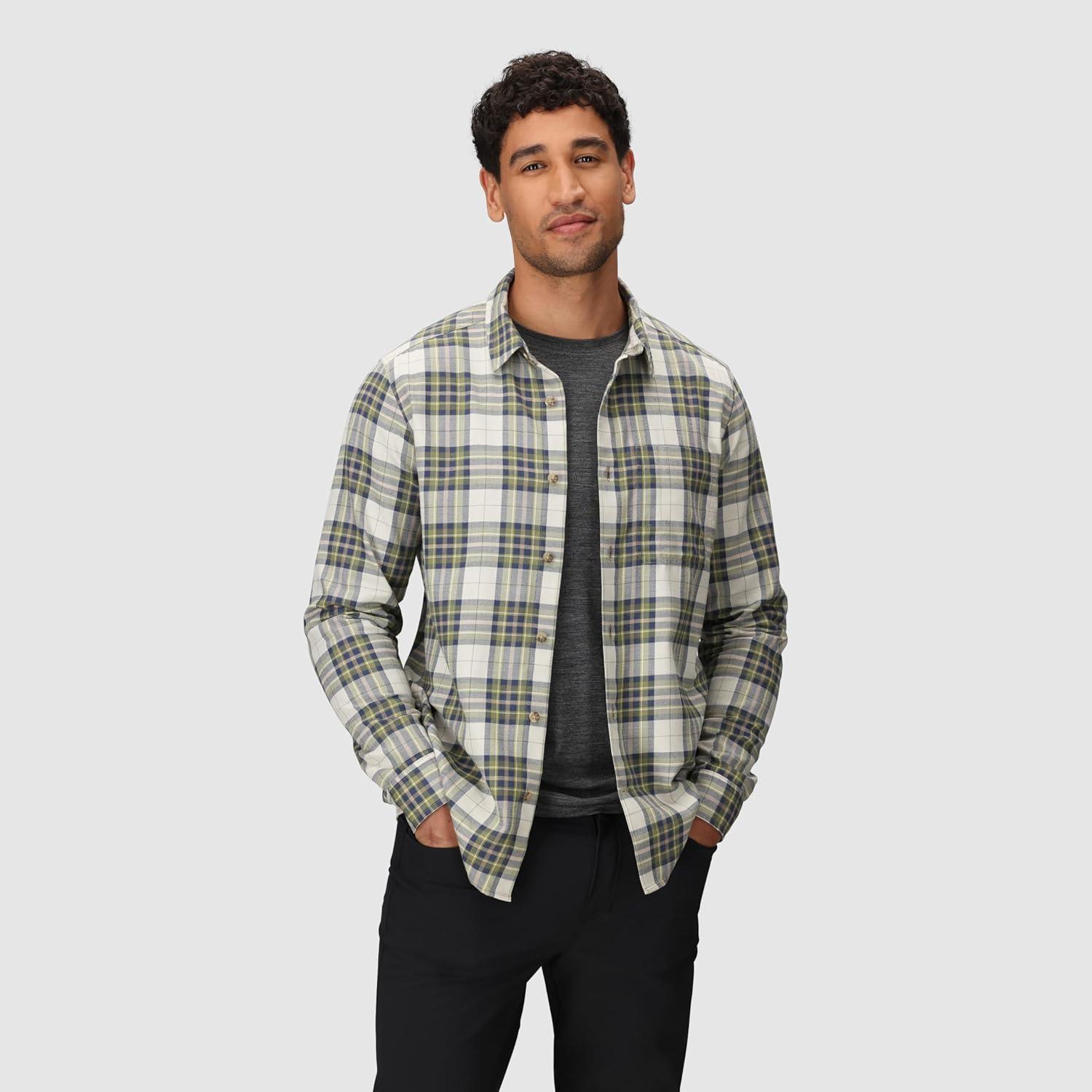 imageOutdoor Research Mens Ravenna Flannel ShirtRainforest Plaid