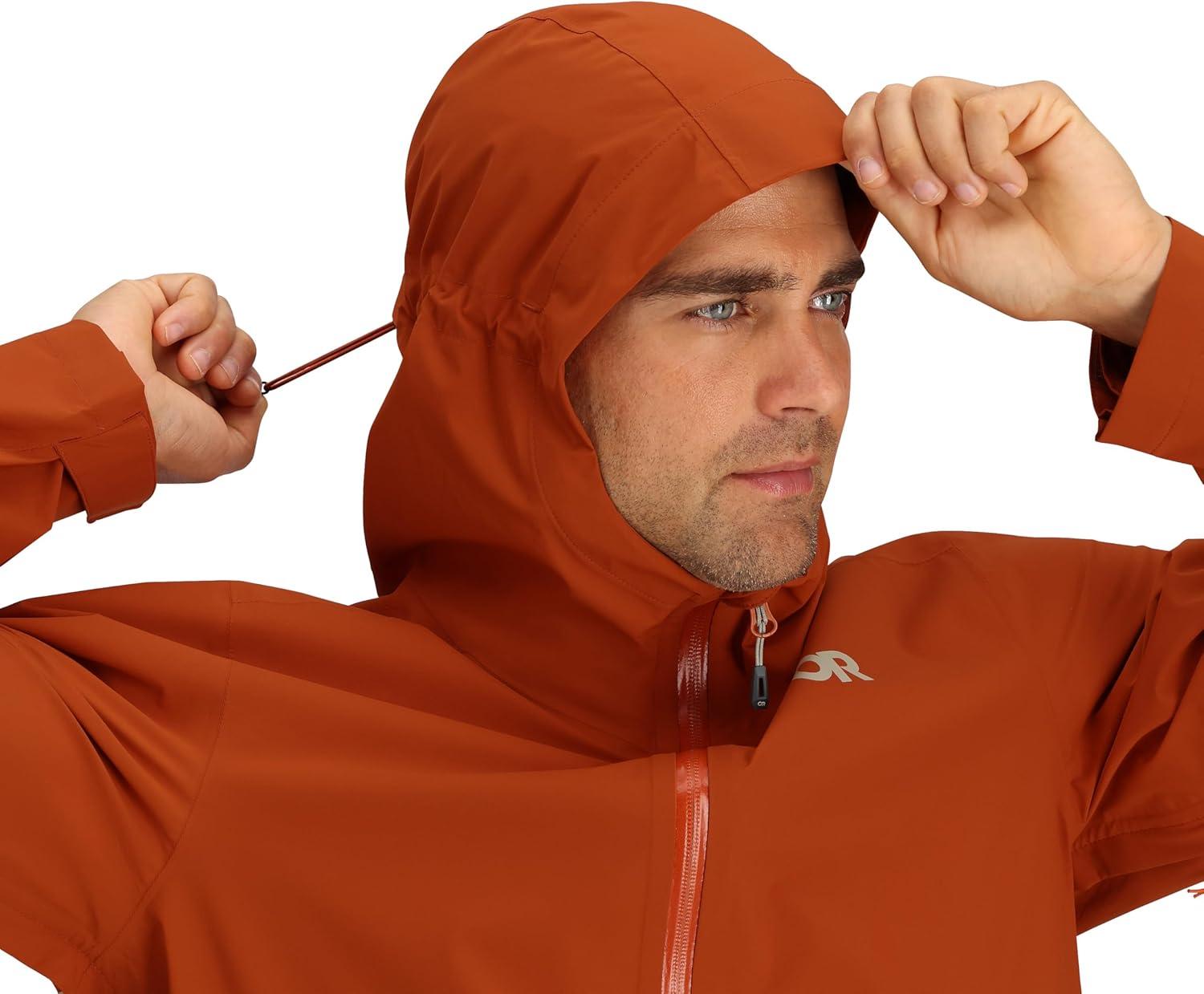 imageOutdoor Research Mens Stratoburst Stretch Rain JacketTerraPro Khaki