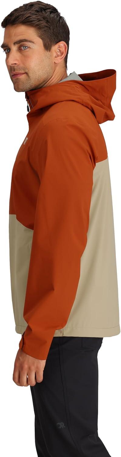 imageOutdoor Research Mens Stratoburst Stretch Rain JacketTerraPro Khaki