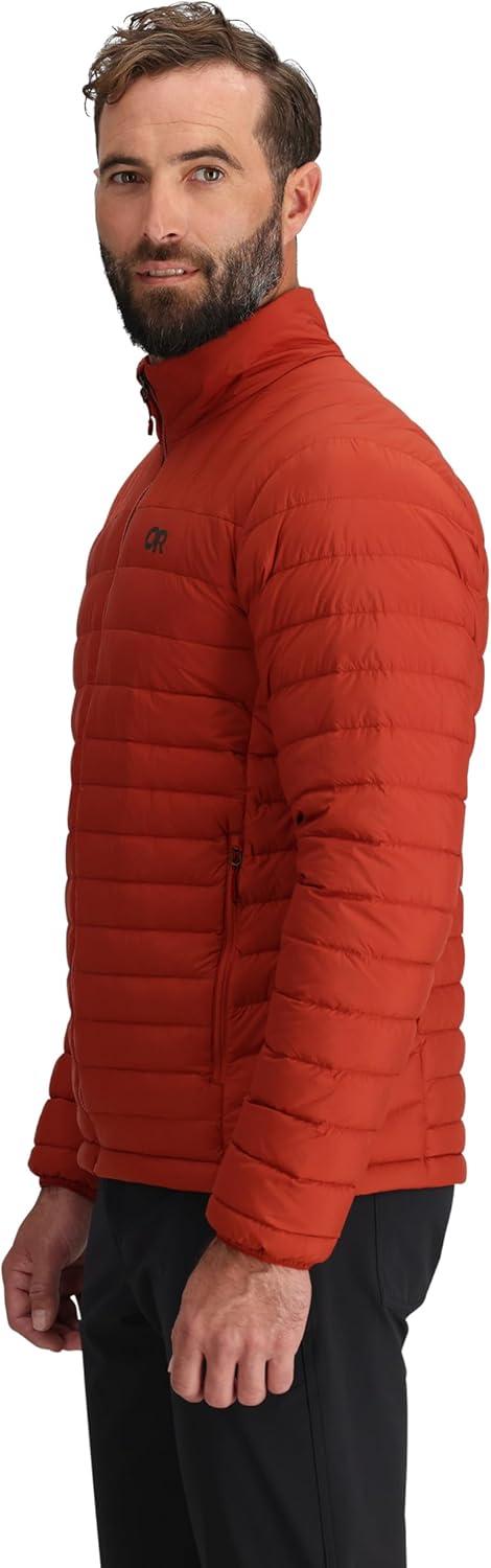 imageOutdoor Research Mens Transcendent Down Jacket Water ampamp Wind Resistant Insulated Lightweight Standard FitJupiter