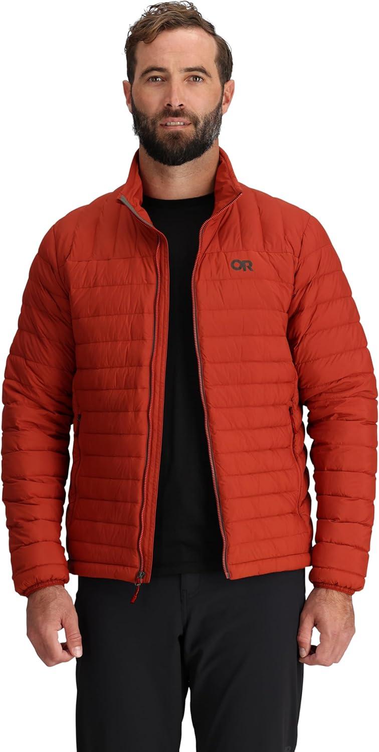 imageOutdoor Research Mens Transcendent Down Jacket Water ampamp Wind Resistant Insulated Lightweight Standard FitJupiter