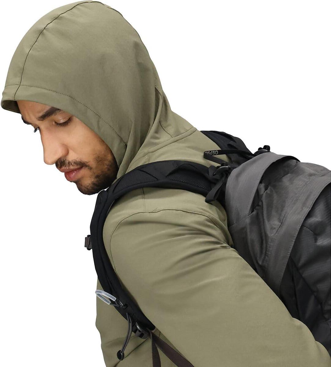 imageOutdoor Research Mens Ultima Softshell Hoodie Wind ampamp Water Resistant Abrasion Resistant Zippered Pockets UPF 50Ranger Green