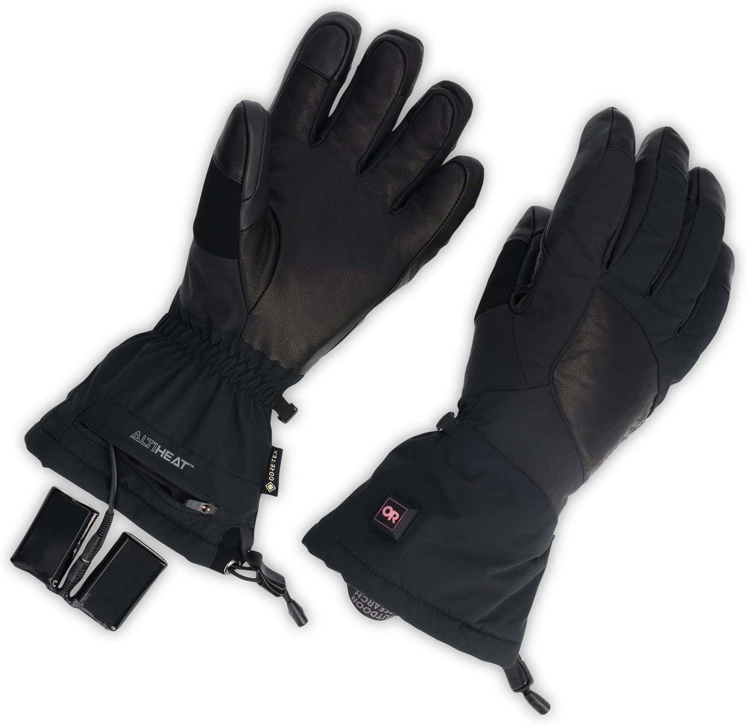 imageOutdoor Research Prevail Heated GoreTEX GlovesSolid Black
