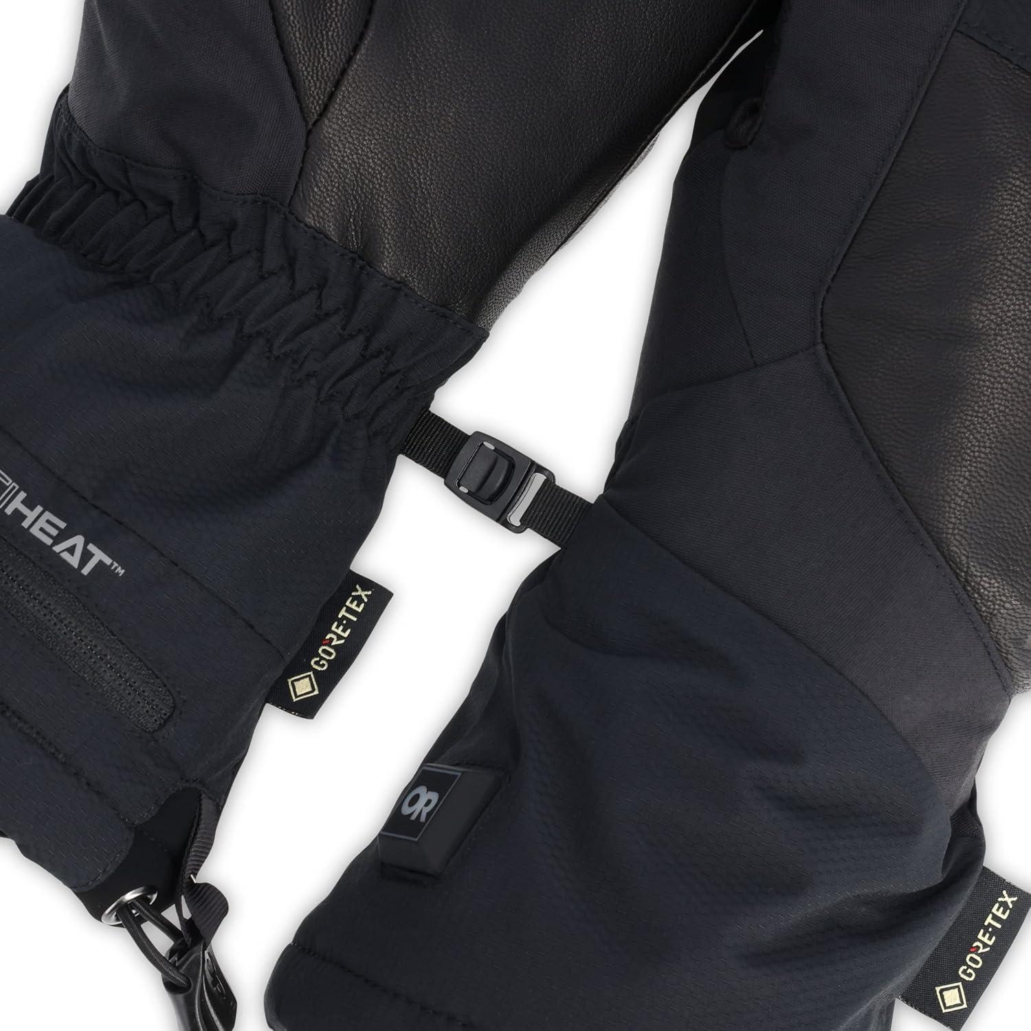 imageOutdoor Research Prevail Heated GoreTEX GlovesSolid Black