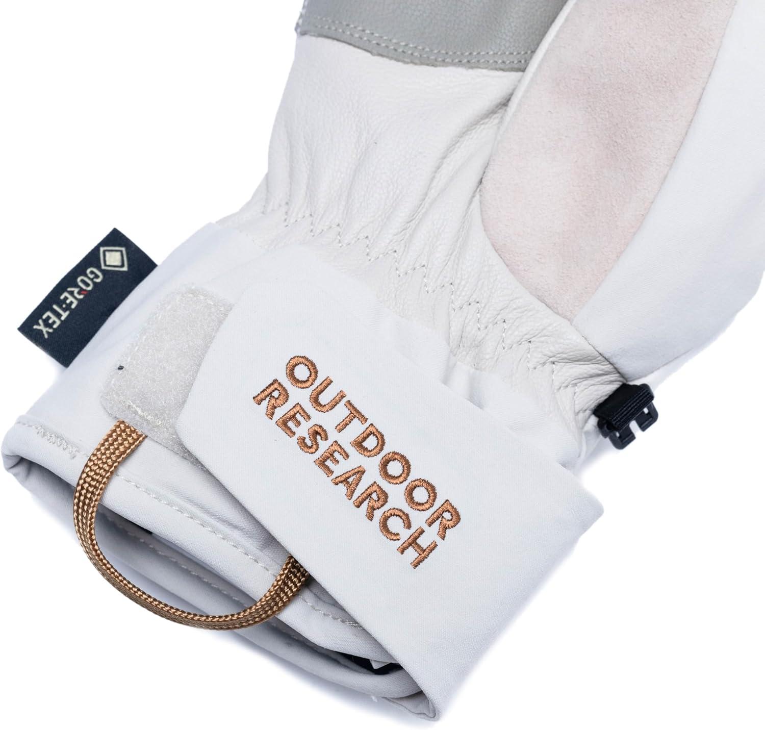 imageOutdoor Research Team GoreTex Mitts Waterproof Windproof Touchscreen Compatible Leather ThumbOyster