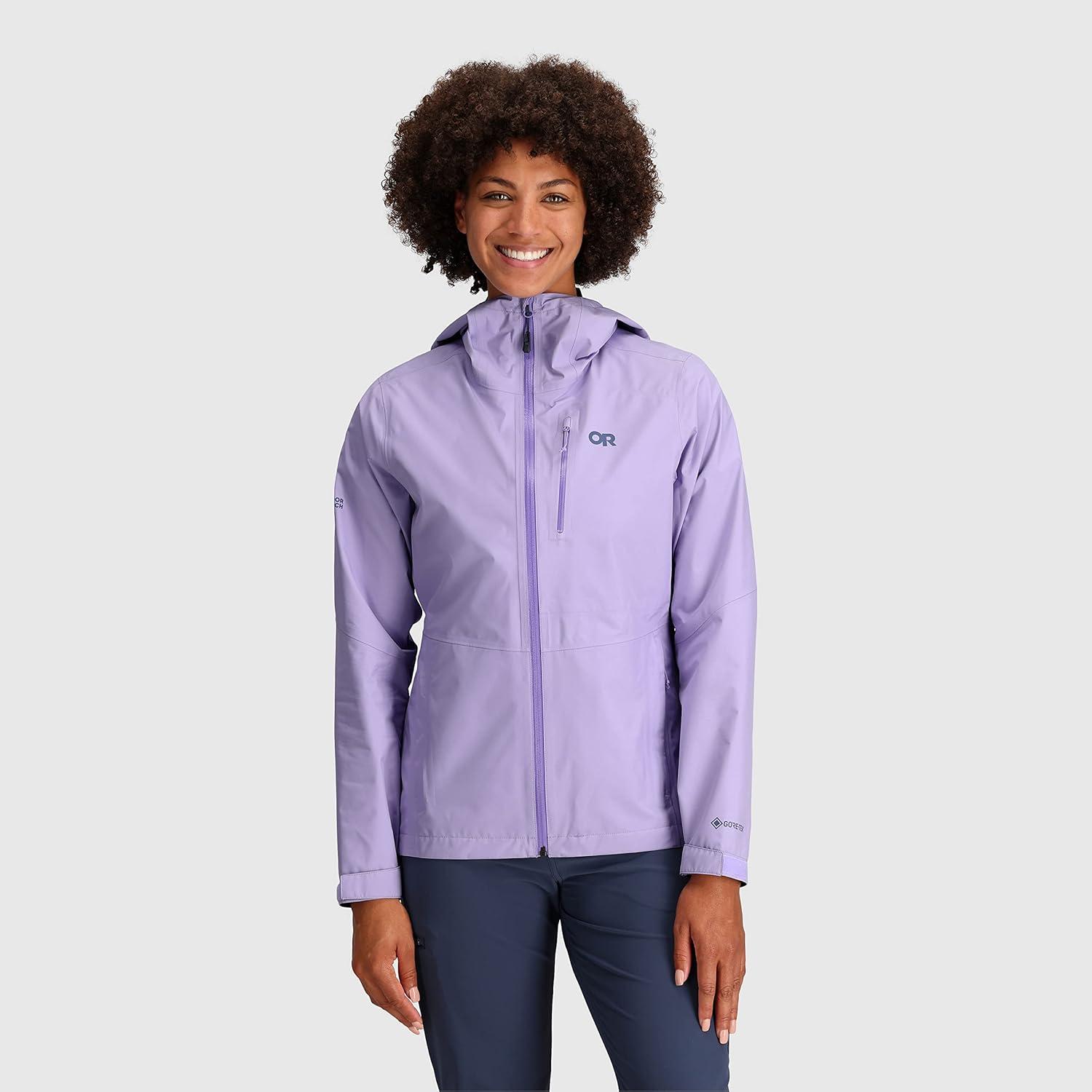 imageOutdoor Research Womens Aspire II Jacket Water ampamp Windproof Outdoor JacketLavender