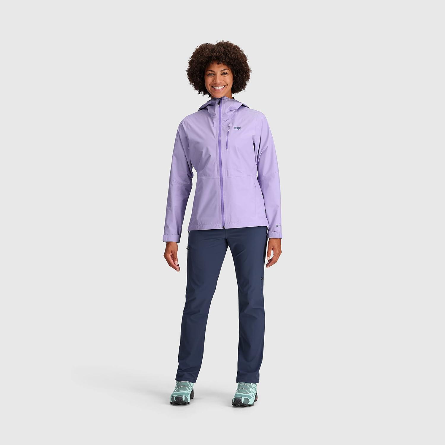 imageOutdoor Research Womens Aspire II Jacket Water ampamp Windproof Outdoor JacketLavender
