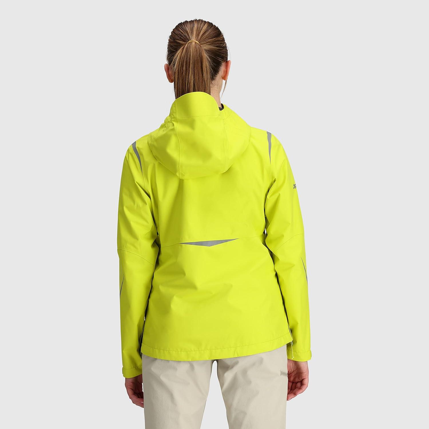 imageOutdoor Research Womens Aspire II Jacket Water ampamp Windproof Outdoor JacketSulphur Reflective