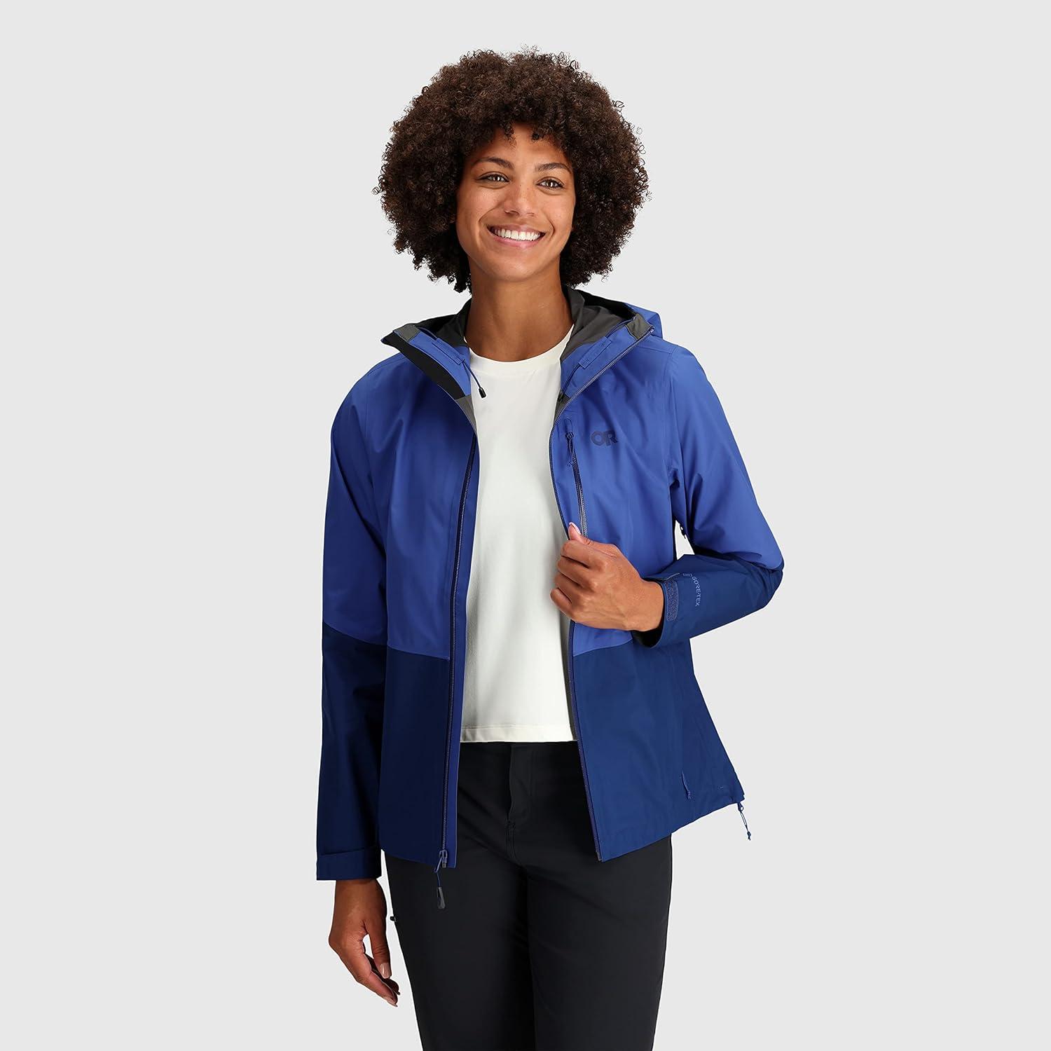 imageOutdoor Research Womens Aspire II Jacket Water ampamp Windproof Outdoor JacketUltramarineGalaxy