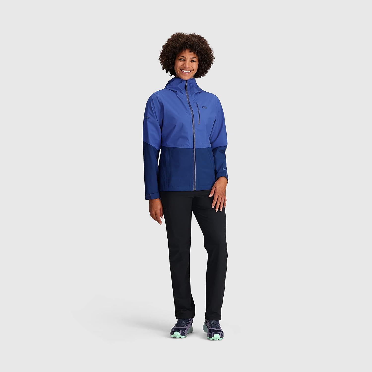 imageOutdoor Research Womens Aspire II Jacket Water ampamp Windproof Outdoor JacketUltramarineGalaxy