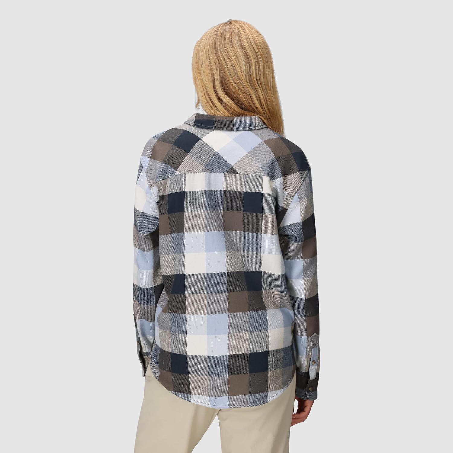 imageOutdoor Research Womens Feedback Flannel Twill ShirtFjord Plaid
