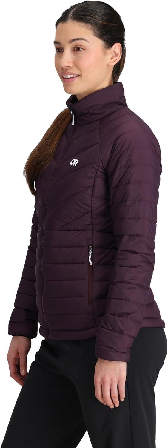 imageOutdoor Research Womens Transcendent Down Jacket Water ampamp Wind Resistant Insulated Lightweight Standard FitAmethyst