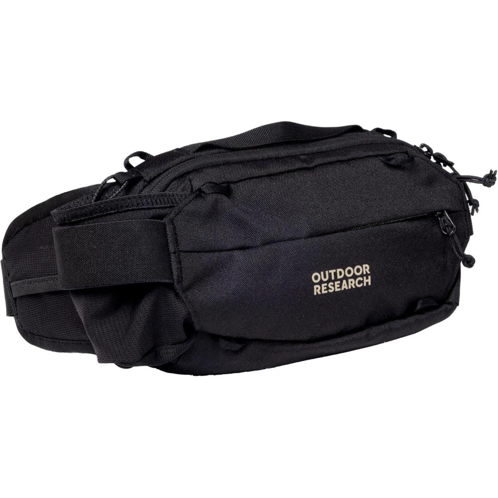 imageOUTDOOR RESEARCH Freewheel Mountain Bike 25L Hip Pack  Water Resistant Internal Organization Pocekts Sunglasses Pocket with NonScratch Lining BuiltIn Water Bottle HolderBlack