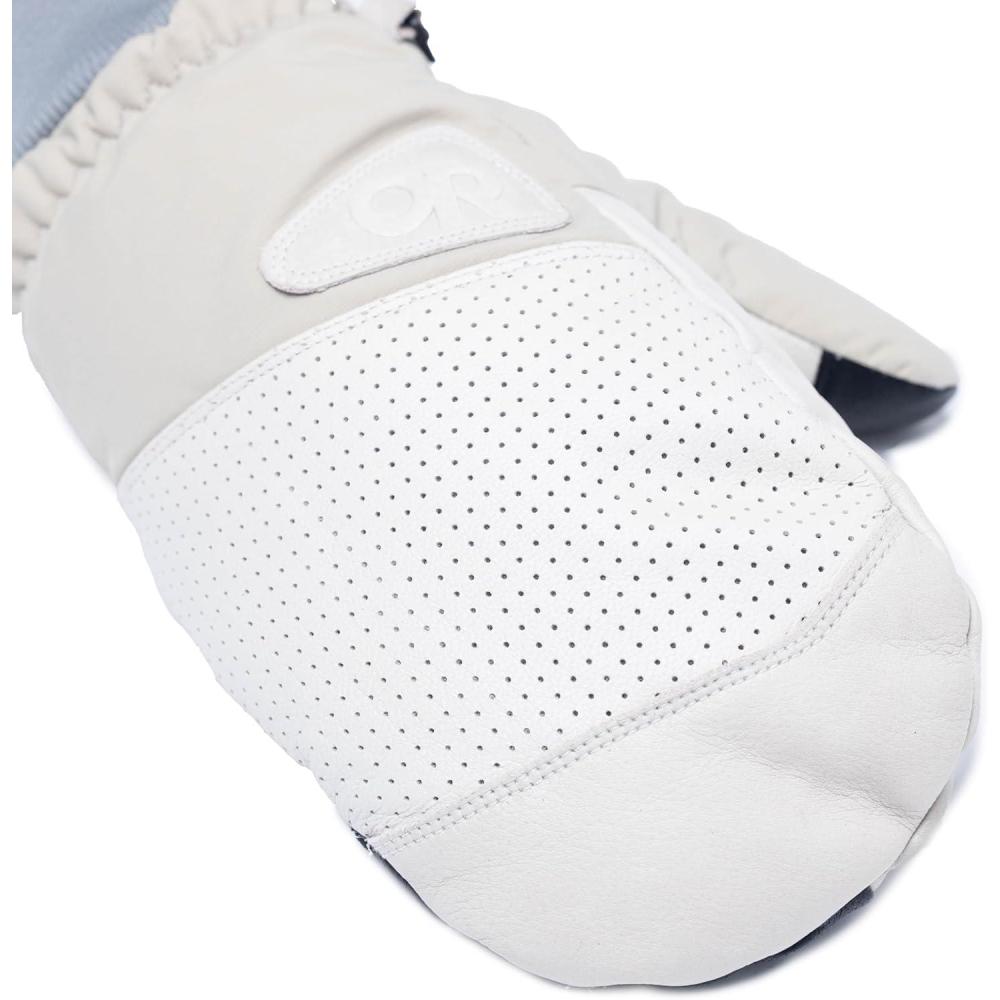 imageOUTDOOR RESEARCH Snowcrew Leather Mitts  Waterproof Windproof Breathable Touchscreen Compatible Leather ThumbOysterPro Khaki