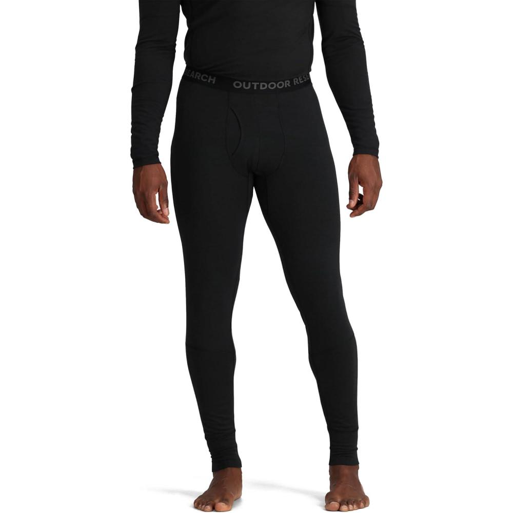 imageOutdoor Research Mens Alpine Onset Merino Wool 150 Bottoms  Breathable Moisture Wicking Quick Drying UPF 30Black