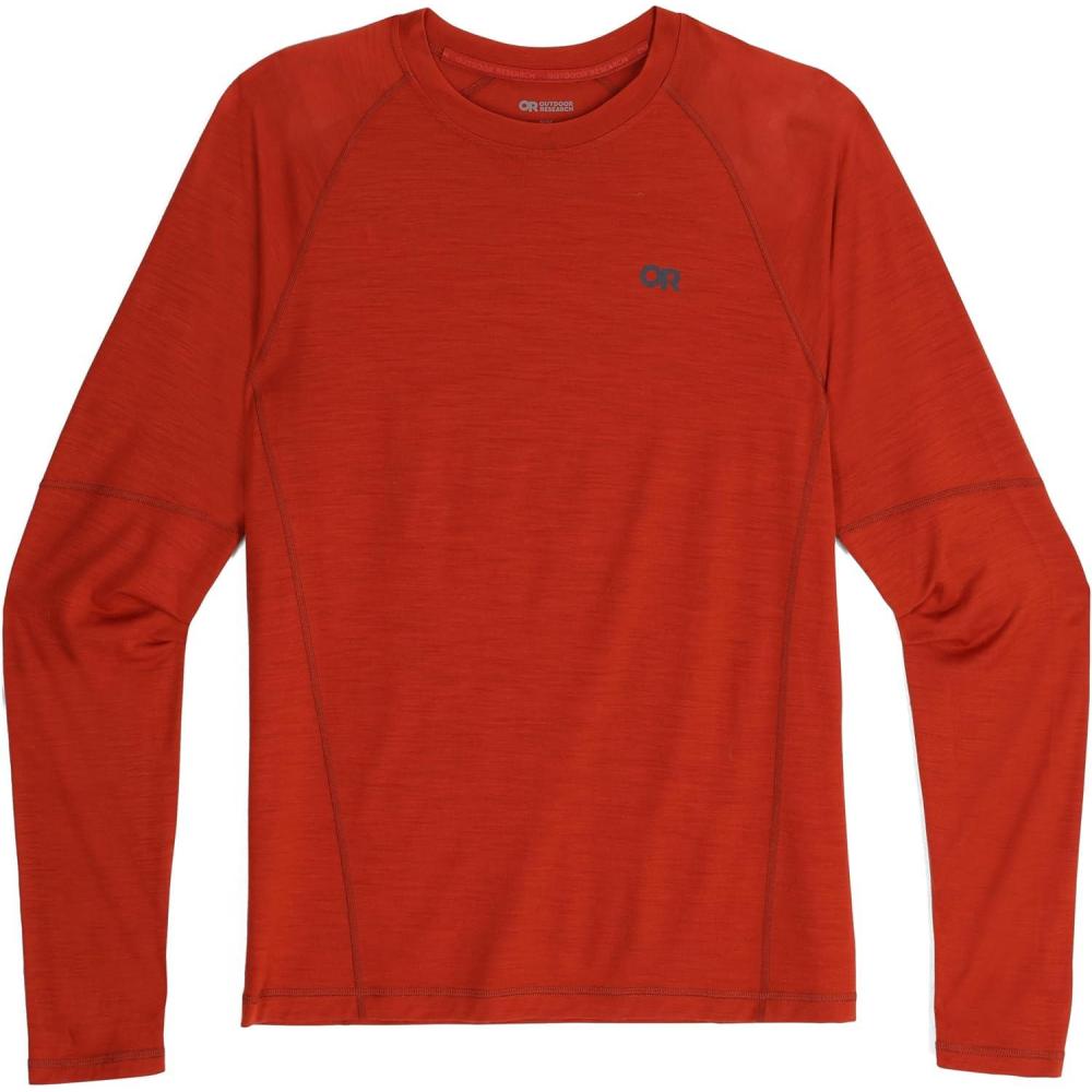 imageOutdoor Research Mens Alpine Onset Merino Wool 150 Crew Breathable Moisture Wicking Quick Drying UPF 30Jupiter