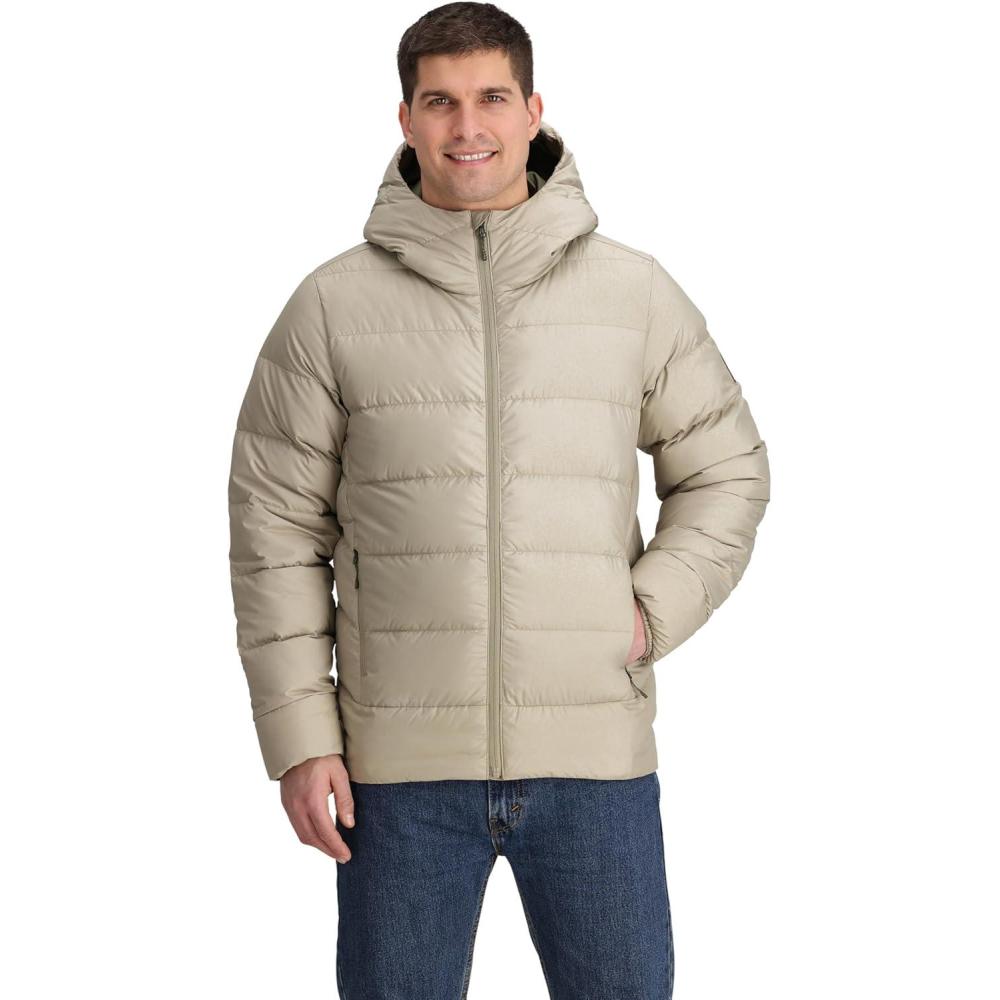 imageOutdoor Research Mens Coldfront Down HoodiePro Khaki